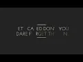 Get Scared - Don't You Dare Forget The Sun(Lyrics)