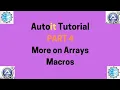 Autoit autoit tutorials part 4 more on Arrays and macros