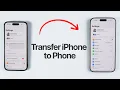 2026 How to Transfer ALL DATA from old iPhone to new iPhone - Free and