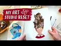 Art Studio Refresh Cozy Creative Space Makeover