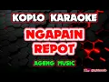 Lagu Ngapain Repot Karaoke - Ageng Music @koplokaraooke 