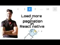 React Native Tutorial - Scroll Load More