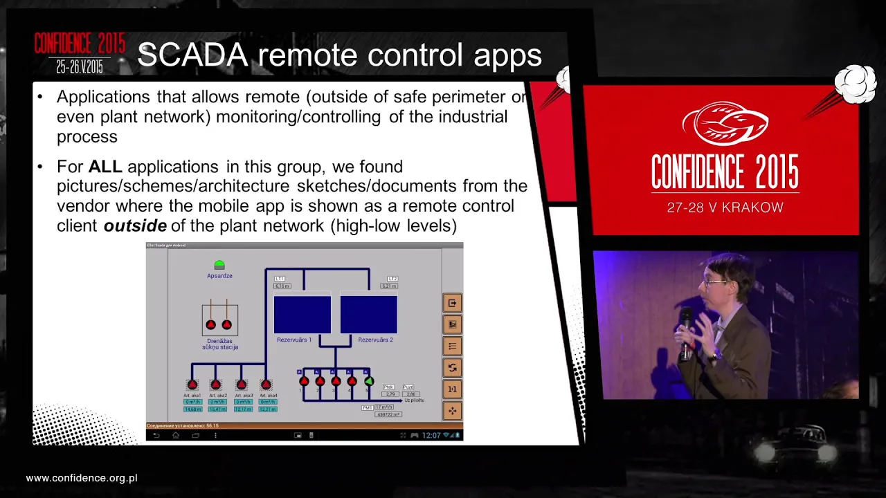 CONFidence2015 - SCADA and mobile (Alexander Bolshev, Ivan Iushkevich)