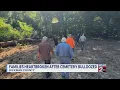 Families heartbroken after cemetery bulldozed