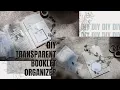 DIY Transparent Booklet Organizer Organize with me Free Printable