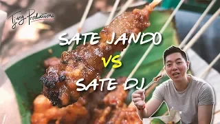 2 sate legendaris di bandung sate jando vs sate dj 