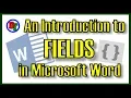 FIELDS in WORD - an Amazingly POWERFUL Tool A Beginner s Guide