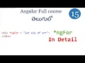 Ngfor in in Angular structural directives in angular ng for angular Angular tutorials Angular