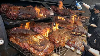 바베큐 끝판왕! 월매출 1억 찍는 미국식 텍사스 바베큐 TOP3 / Amazing! American Texas BBQ / korean street food
