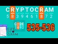 CRYPTOGRAM Word Logic Puzzles level 535 536