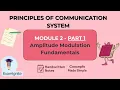 Principles of communication system PCS Module 2 Part 1 Important Questions VTU BEC402