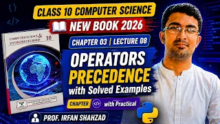 Operator Precedence in Python Chapter 03 Class 10 Computer Science New Book 2026 Punjab Board