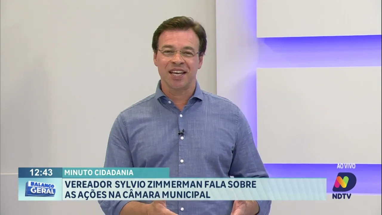 Minuto Cidadania: vereador Sylvio Zimmermann fala sobre as ações na Câmara Municipal