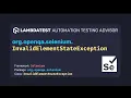 org openqa selenium InvalidElementStateException with example