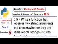 Write a function that receives two string arguments and checks whether they are same-length strings