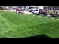 Mowing lawns in Columbus Ohio