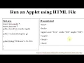 Applet Execution - Bhumika Zalavadia