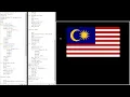 Malaysia flag Python Turtle