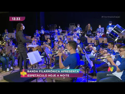 Banda Filarmônica apresenta espetáculo hoje a noite no Teatro Municipal de Itajaí