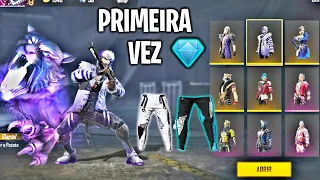 A CONTA QUE TEM O ITEM MAIS RARO DO FREE FIRE E NUNCA RECARREGOU DIAMANTES