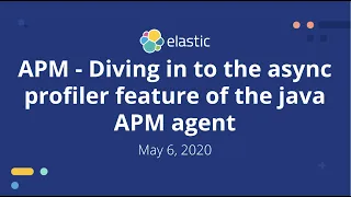 APM - Diving in to the async profiler feature of the java APM agent