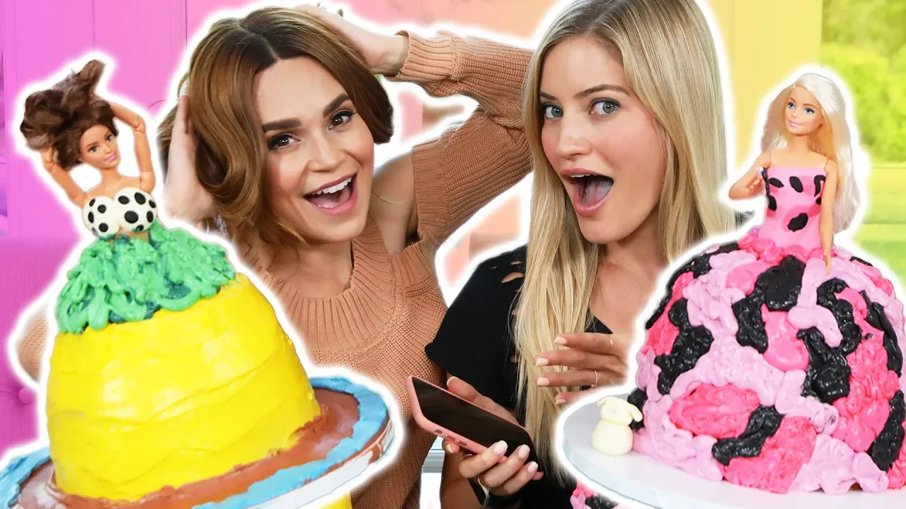 PRINCESS CAKE DECORATING CHALLENGE! w/ iJustine!