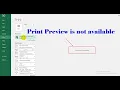 How to fix Print is not Available II Print is not Available in Excel File IT Boy