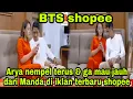 Lagu BTS SHOPEE TERBARU...ARYA SALOKA NEMPEL TERUS \u0026 GA MAU JAUH DARI AMANDA MANOPO SAAT IKLAN SHOPEE