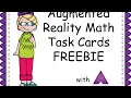 Math Task Cards with Augmented Reality FREEBIE