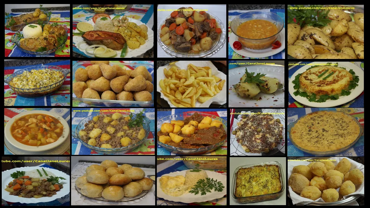 BATATAS E MAIS BATATAS (RECEITAS SIMPLES E FÁCEIS DE FAZER)