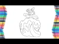 Coloring Flapple Pokemon