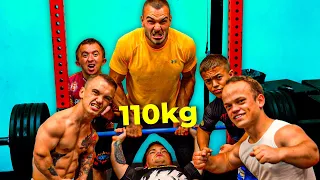 NISKOROSŁY VS 110KG NA ŁAWIE