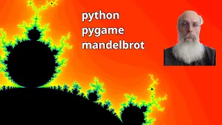 Mandelbrot Set using Python Pygame numpy