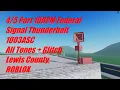 10RPM PORT Thunderbolt 1003ASC All tones glitch Lewis County ROBLOX
