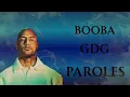 Booba – GDG (Lyrics Video) | Paroles