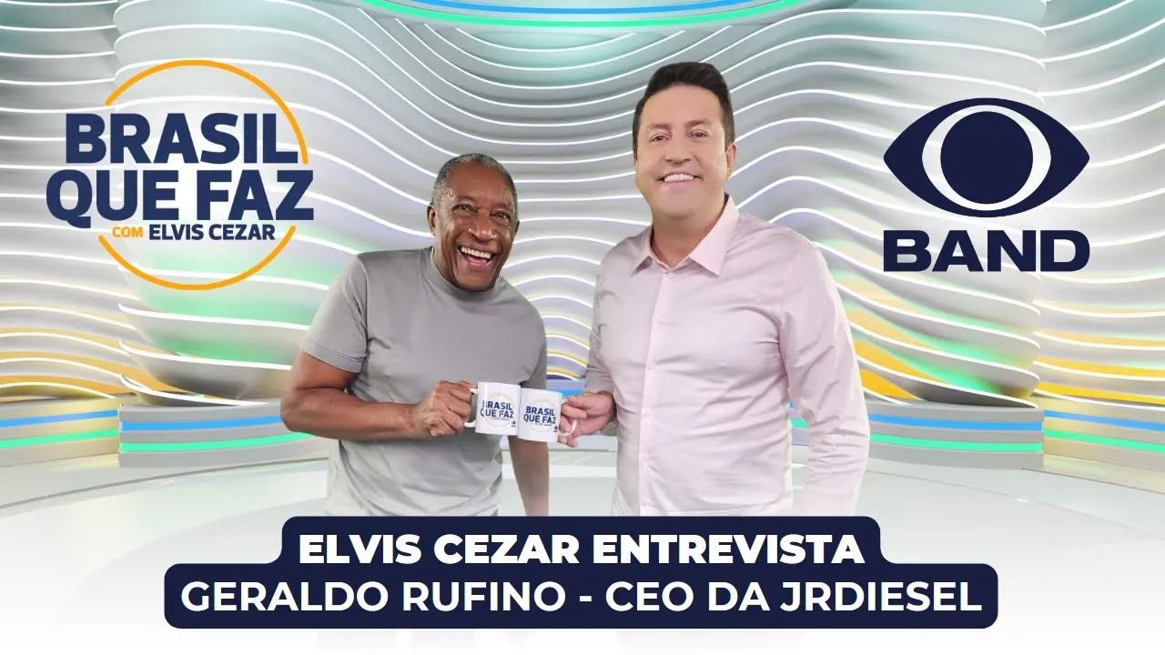 BRASIL QUE FAZ na BAND - ELVIS CEZAR entrevista Geraldo Rufino