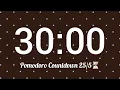 30 min Aesthetic Print Pomodoro Silent Only Beep Timer Autumn Vibes Pomodoro Cute Timer