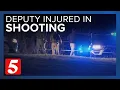 Wilson County deputy injured after suspect reportedly shot at him during a pursuit