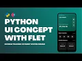 Python Tutorial UI Design Using Flet