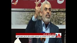 السنوار سليماني أكد وقوف إيران والحرس الثوري دفاعا عن القدس 