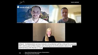Intvw w/ Boeing Regional Sustainability Director Steven Gillard & Norsk e-Fuel CEO Karl Hauptmeier