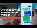How to Print Text Messages from Android Phone 3 Easy Ways