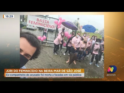 Acusado de matar ex-companheira a facadas na Beira-Mar de São José vai a júri