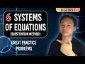 6 Systems of Equations Substitution Method