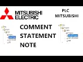 Comment Statement Note Sub Program