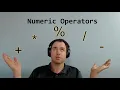 Intro to JavaScript 10 Numeric Operators