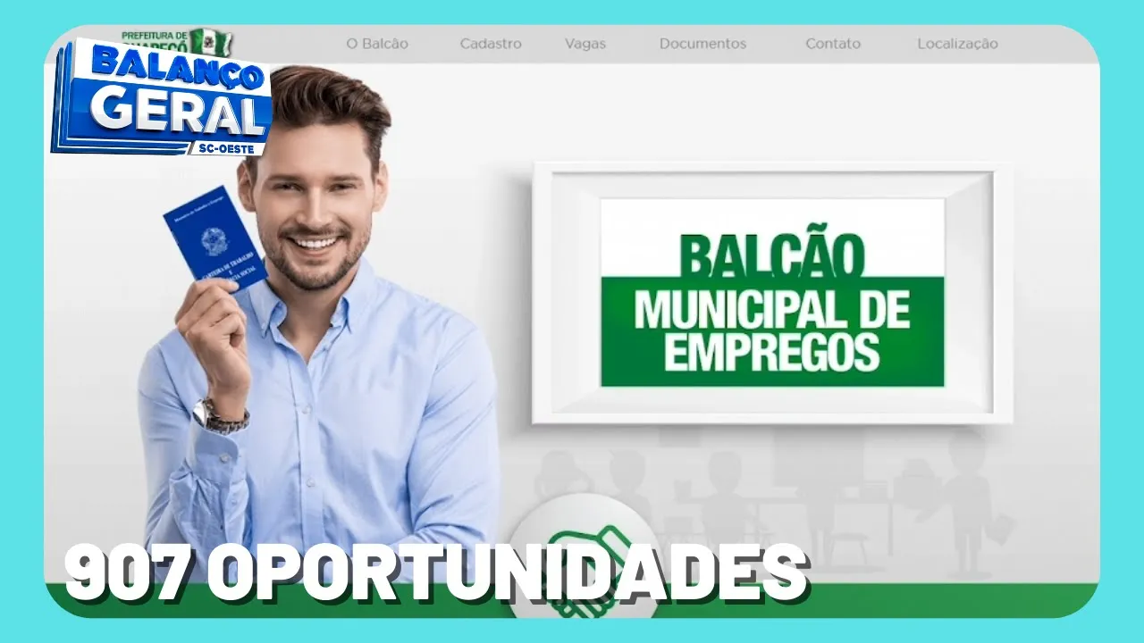 Confira as vagas ofertadas pelo Balcão de Empregos de Chapecó