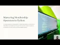 membership operators in python