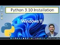 How to install Python 3 10 0 on Windows 11