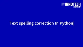 How to make text spelling correction with Python and TextBlob in an easy way
